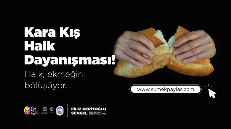 Efes  Selçuk'ta kara kış dayanışması