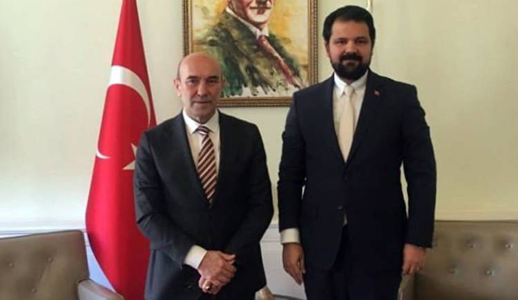 Çağrı Gruşçu'dan Başkan Soyer'e 'özür' ziyareti