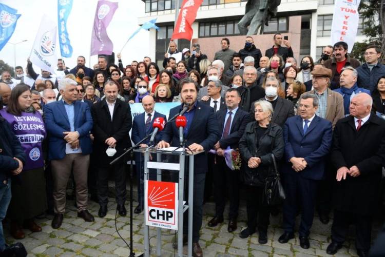 CHP kamu emekçisi için sahaya indi