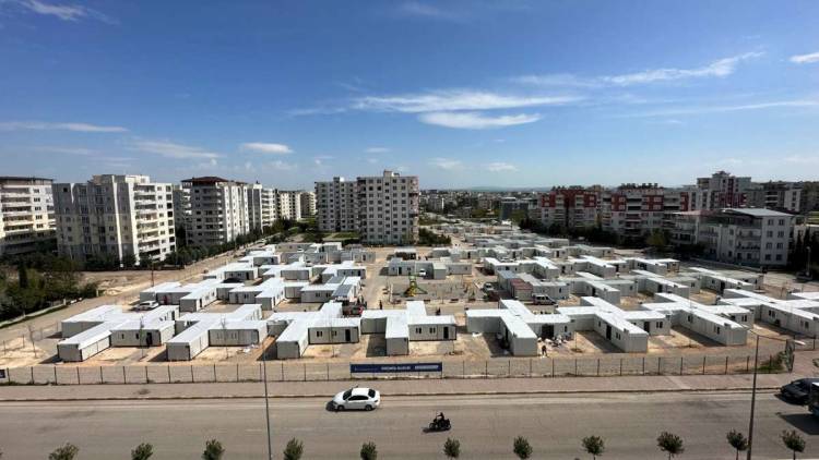 İzmir Büyükşehir Belediyesi'nin Adıyaman’da Kurduğu Konteyner Kent Hizmete Girdi!