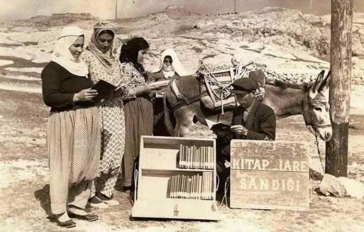 Eşşekli Kütüphaneci!