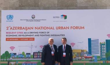 BAŞKAN KOŞTU, AZERBAYCAN’DA ŞEHİR PLANLAMA FORUMU’NA KATILDI