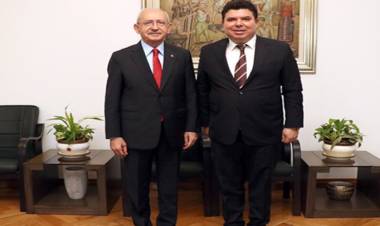 Erhan Kılıç, CHP Genel Başkanı Kemal Kılıçdaroğlu'nu Ziyaret Etti