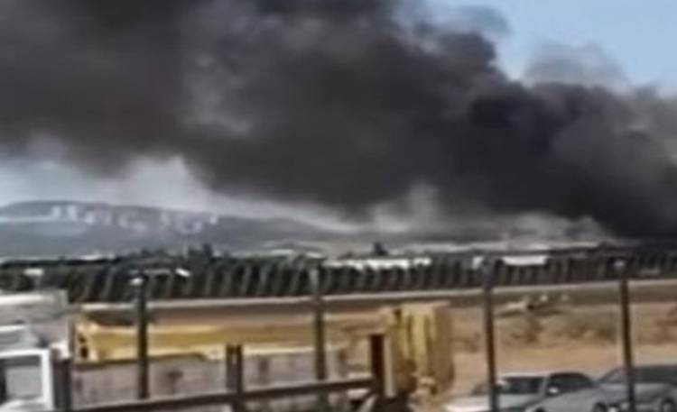 Gaziemir Hava Astsubay MYO'da Yangın Çıktı